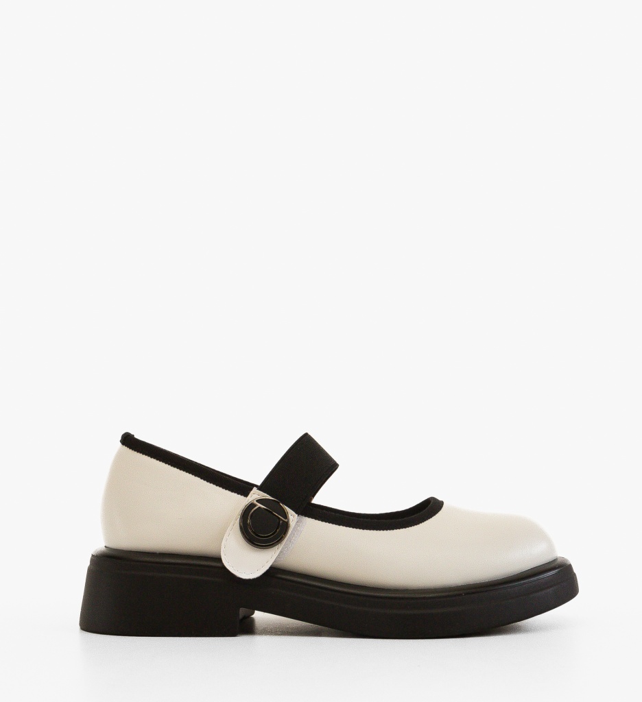 Pantofi Casual Adem Albi - Confort și Stil - imagine 4