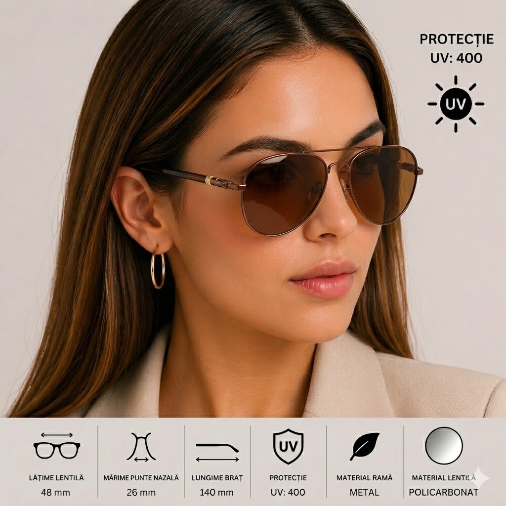 Ochelari Picadili SG042 cu Protecție UV400 - imagine 3