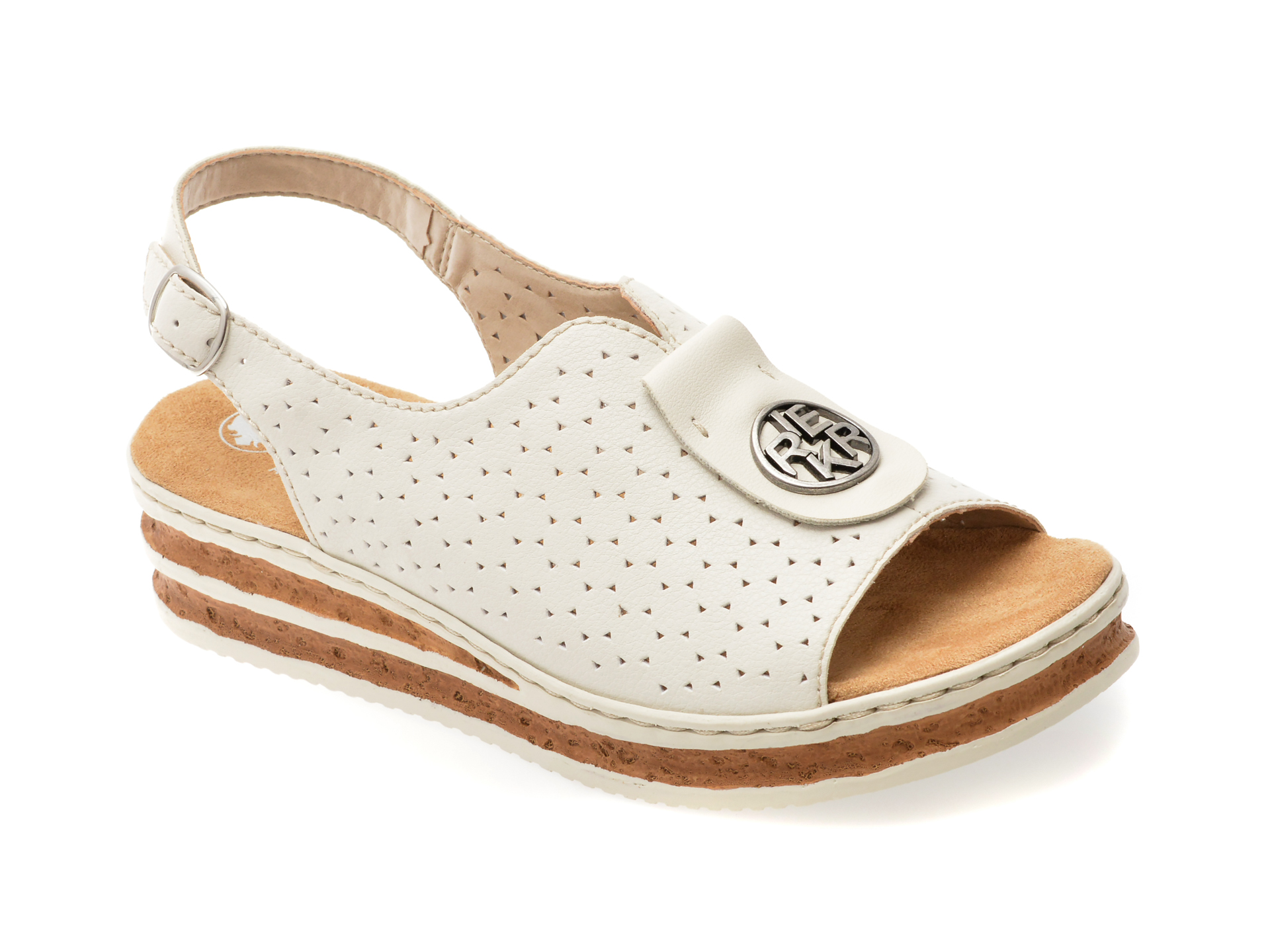 Sandale Rieker Bej | Piele Naturala