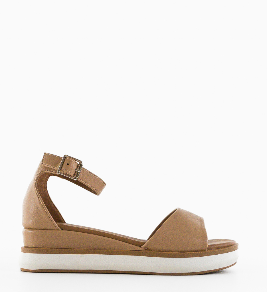 Sandale Platforma Dama Volos Bej | Stil si Confort - imagine 5