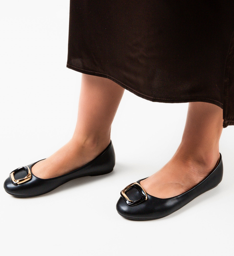 Balerini Negri Eleganți și Confortabili - imagine 3