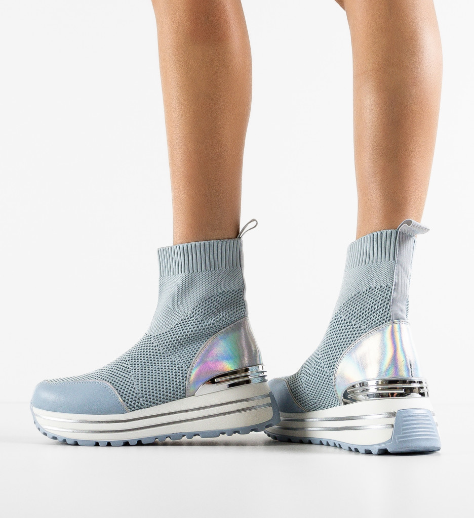 Pantofi Sport Leon Albastri - Confort & Stil - imagine 4
