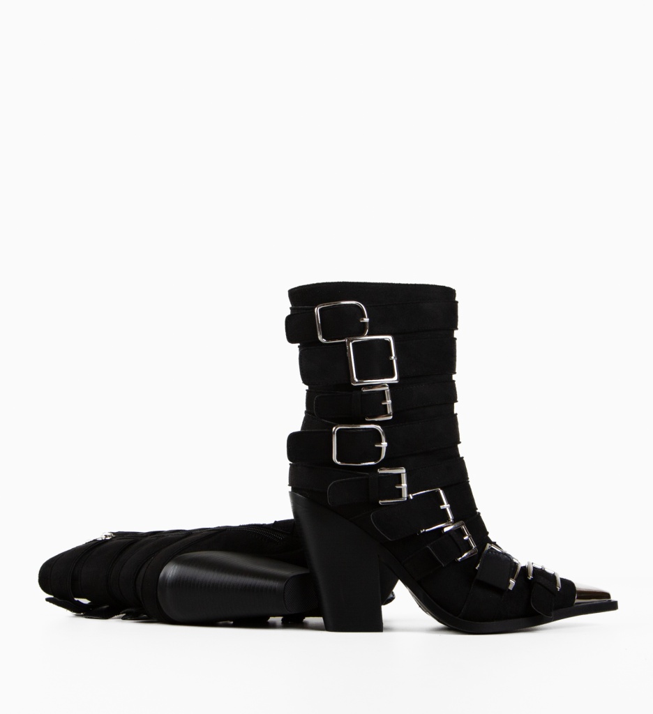 Botine Donia Negre - Eleganță și Stil - imagine 7