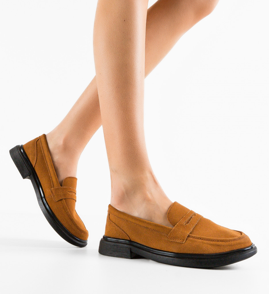 Pantofi Butler Camel | Eleganță Casual Zilnică - imagine 3