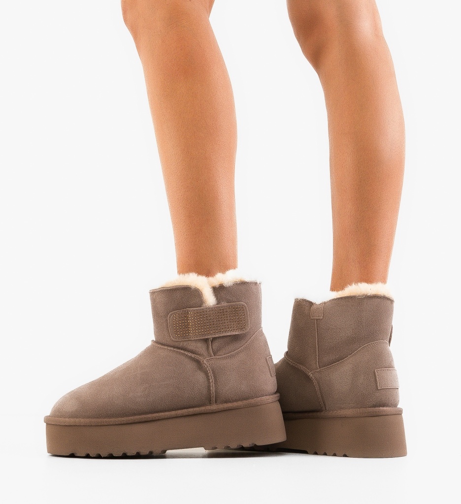 Cizme Ug Khaki - Confort & Stil - imagine 2