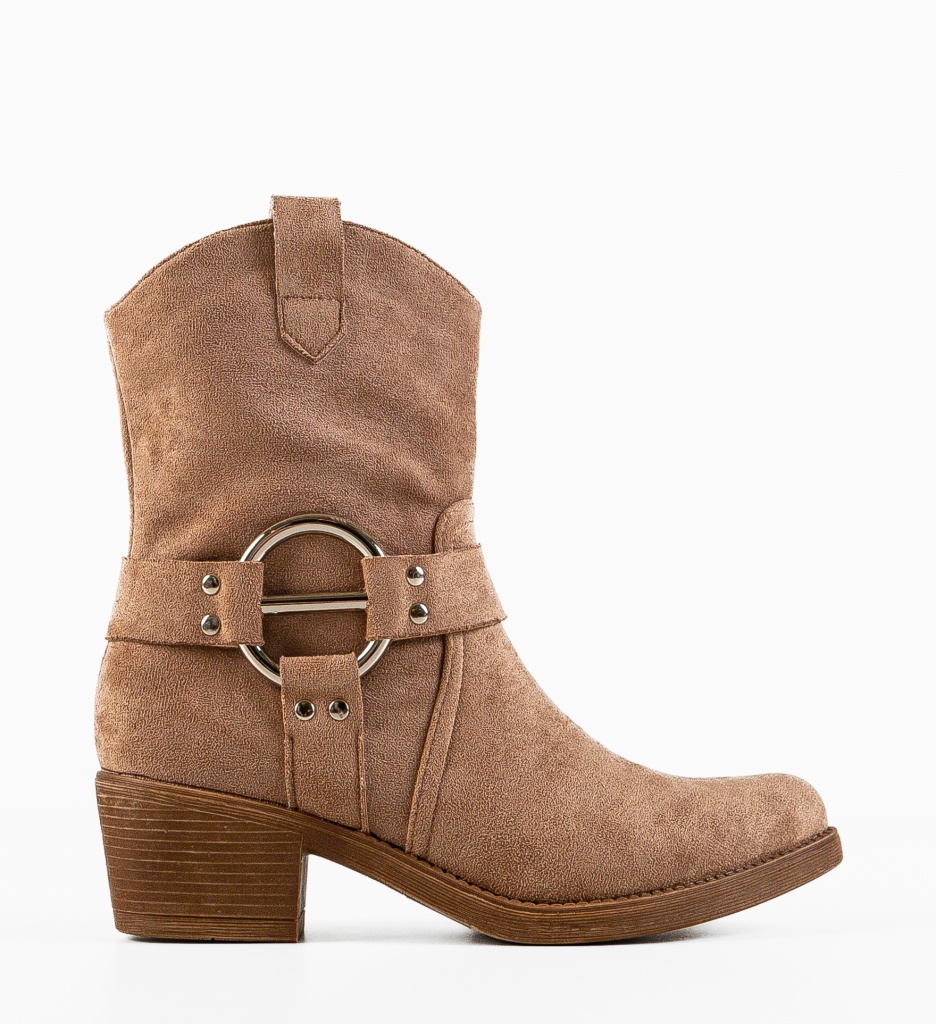 Botine Dama Szymo Khaki | Confortabile - imagine 5