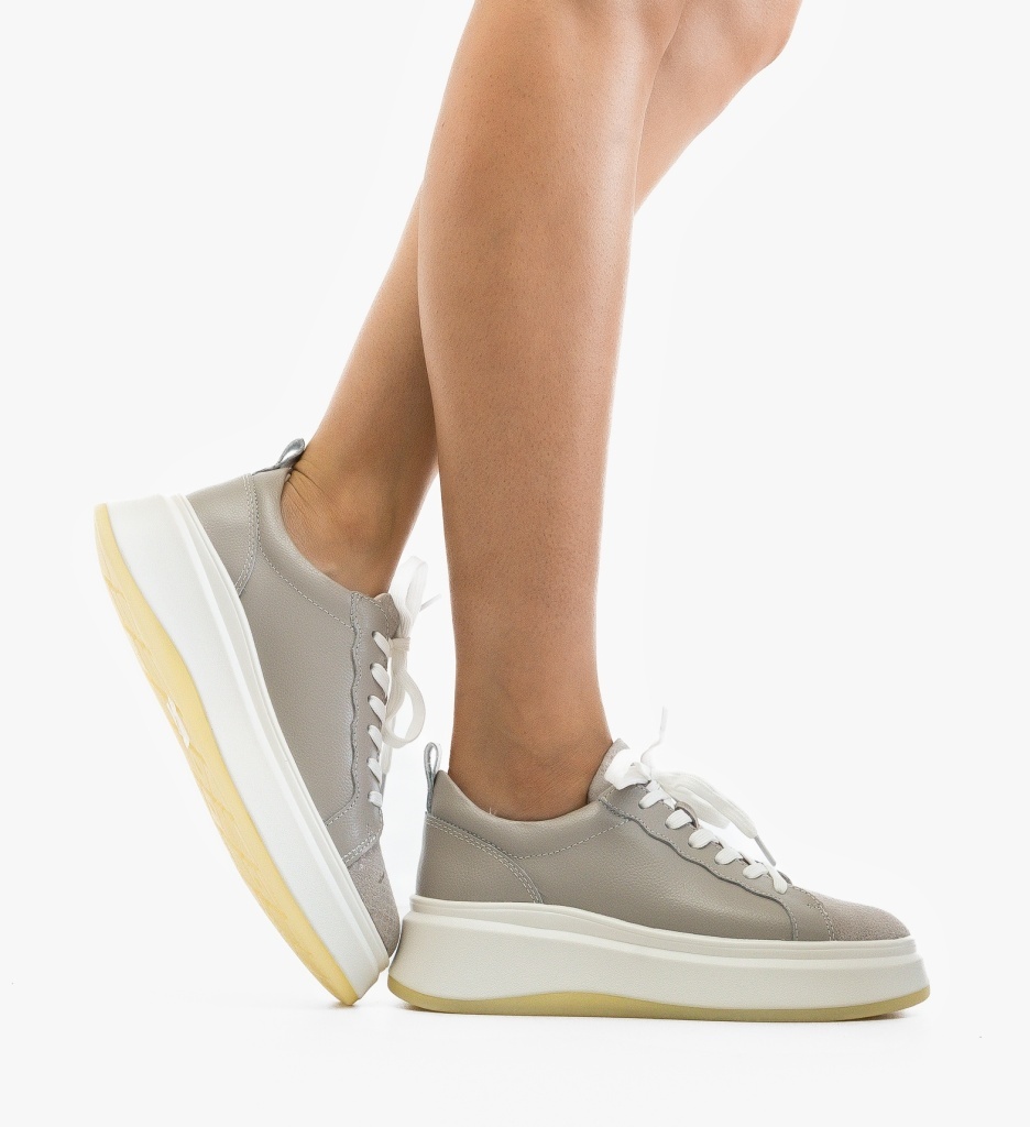 Pantofi Casual Priki Gri | Confort și Stil - imagine 3