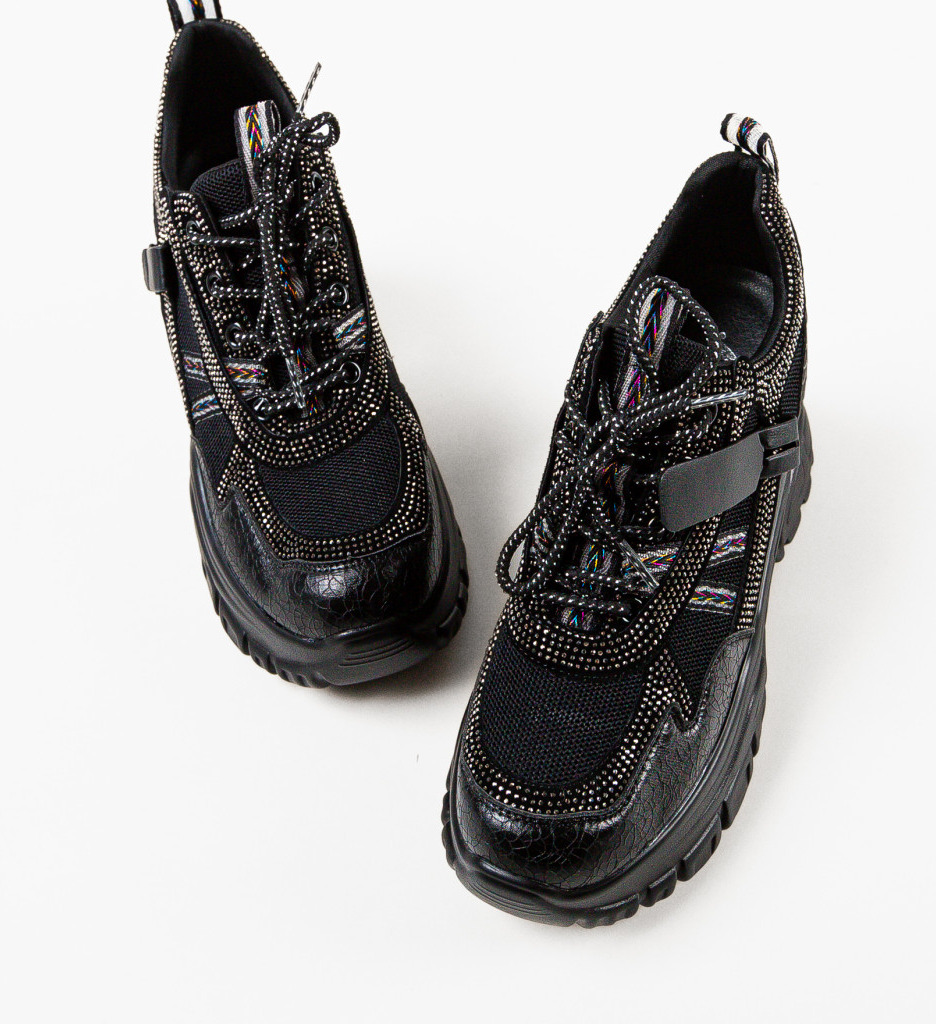 Sneakers Dama Klamun Negre | Confort și Stil - imagine 6