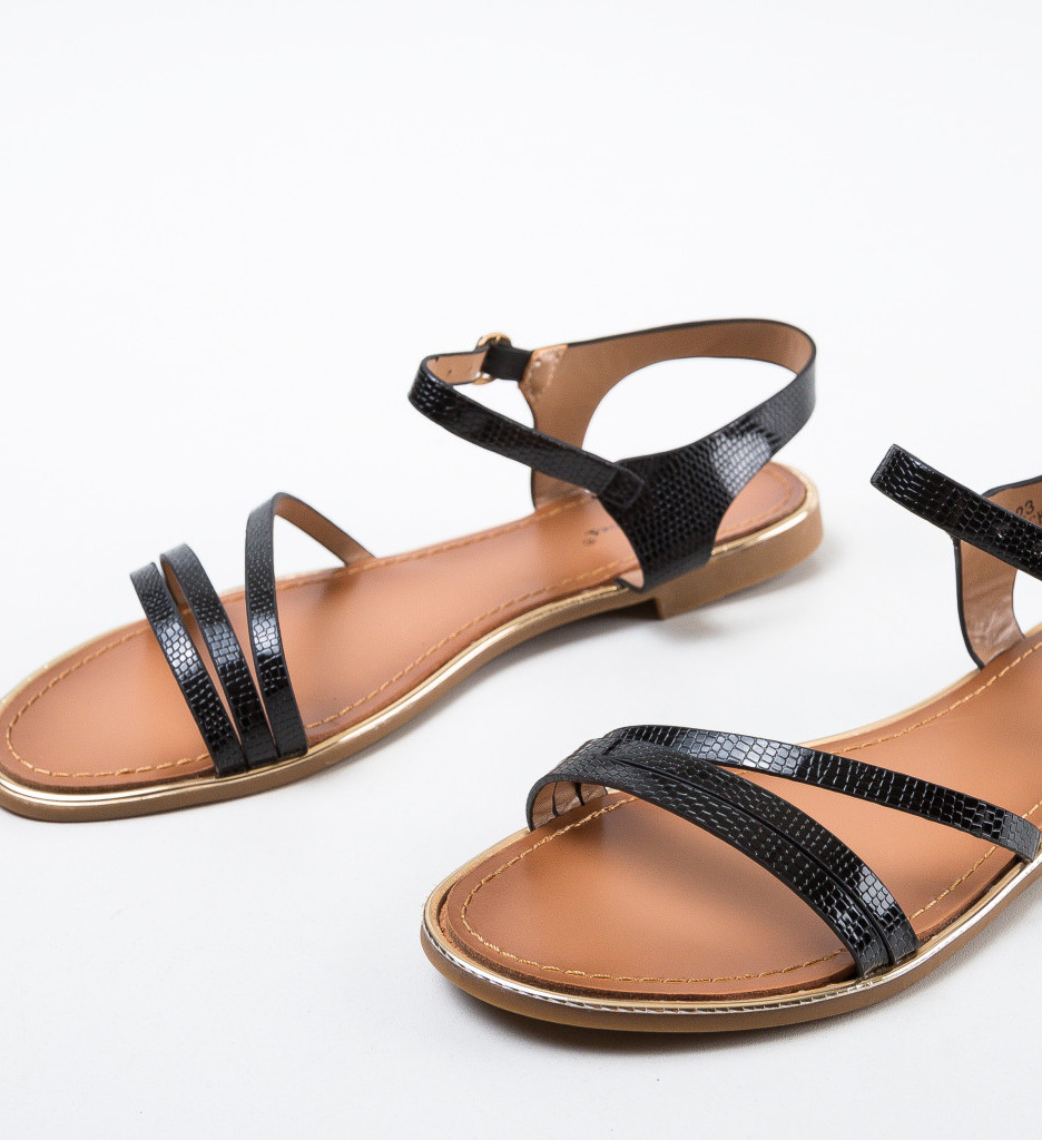 Sandale Iulius Negre | Eleganță și Confort - imagine 6