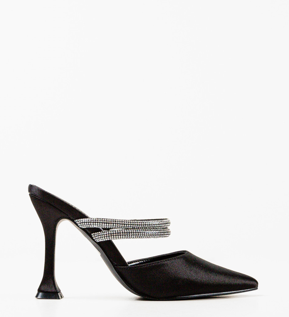 Pantofi cu Toc Manyla Negri - Eleganță Asigurată - imagine 6