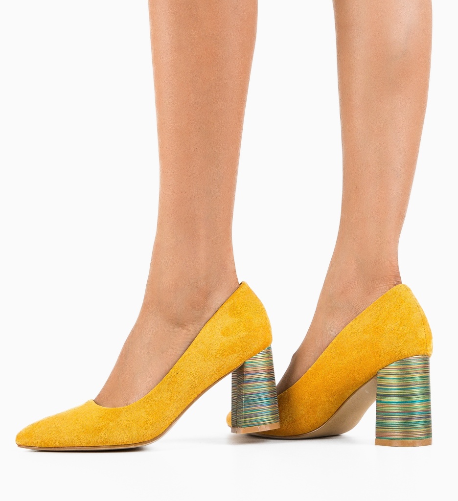 Pantofi Ferne Galbeni 2 - Eleganță și Stil - imagine 4