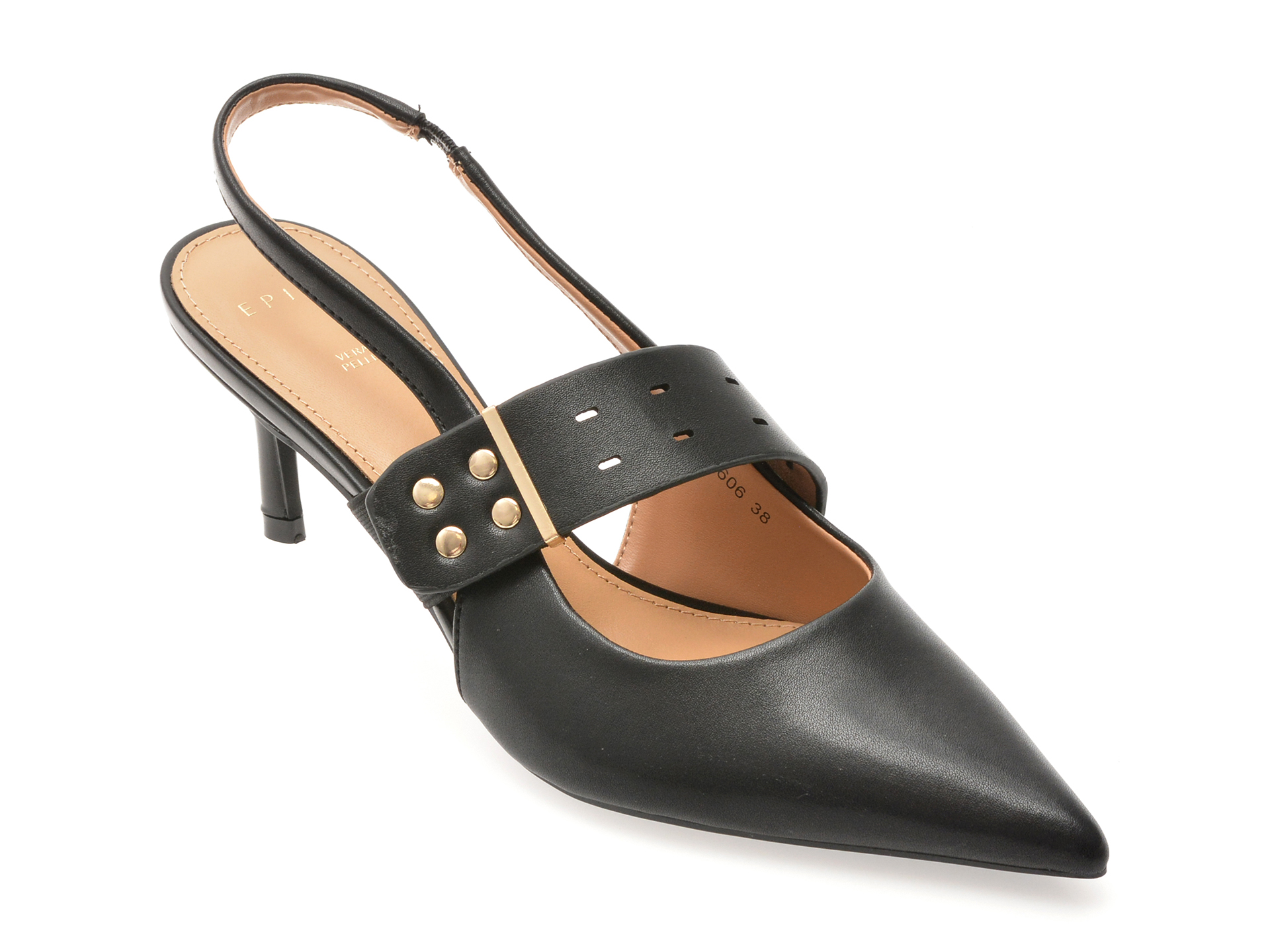 Pantofi EPICA Eleganți din Piele Naturală