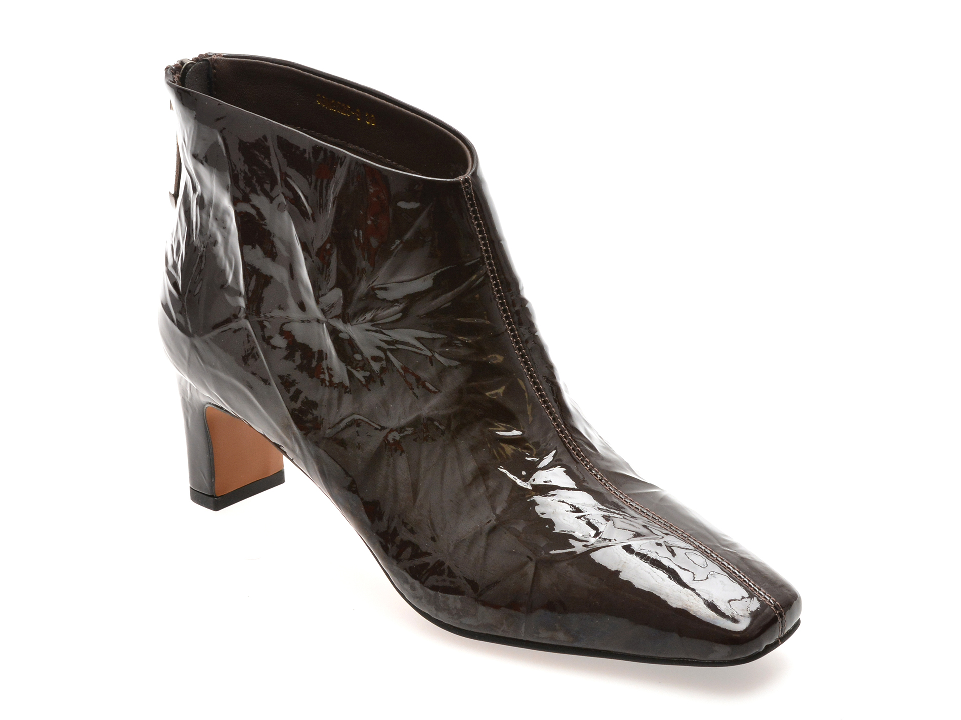 Botine Epica Maro | Eleganță în Piele Lacuită
