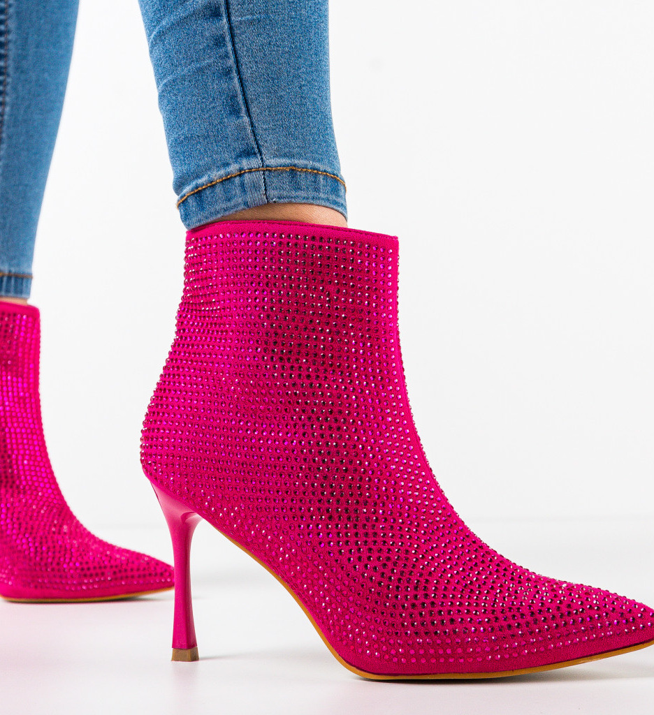 Botine Zayne Fuchsia - Eleganță și Confort