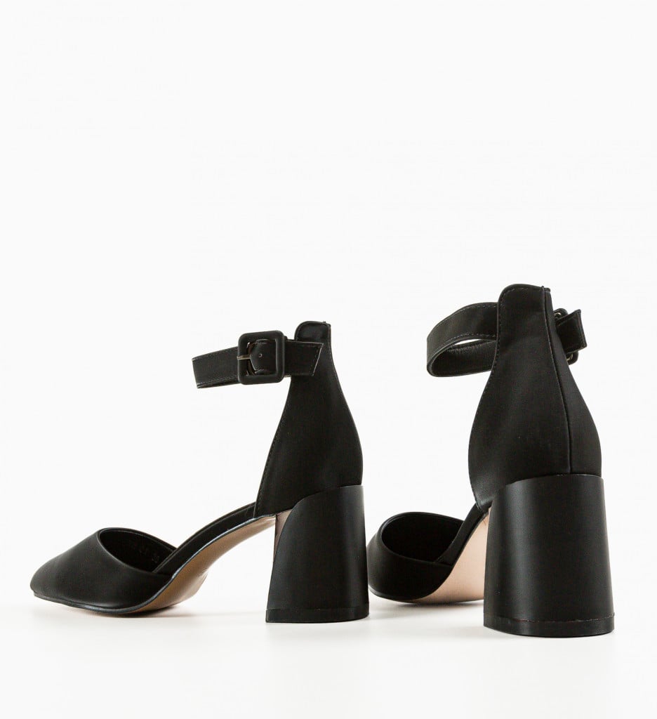 Pantofi Vandre Negri cu Toc - Eleganță Asigurată - imagine 11