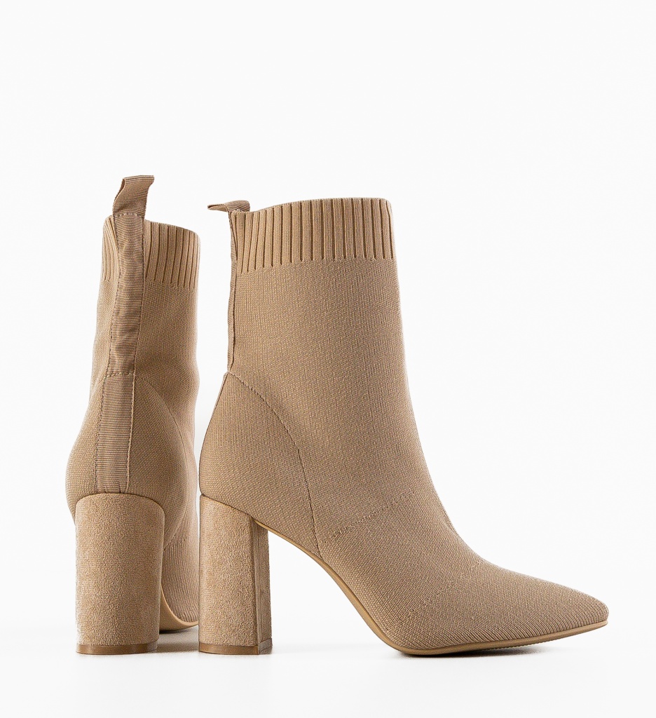 Botine Dama Vlasta Bej | Eleganță și Confort - imagine 6