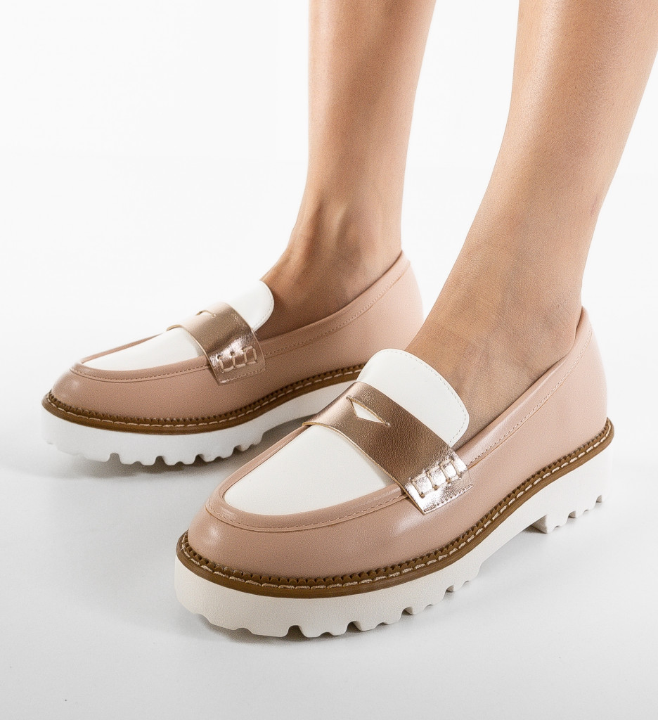 Pantofi Casual Dama Jiu Roz - Confort & Stil - imagine 4