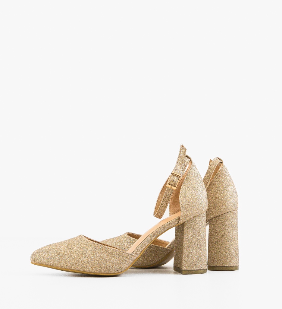 Pantofi Trinit Aurii - Eleganță și Stil - imagine 5