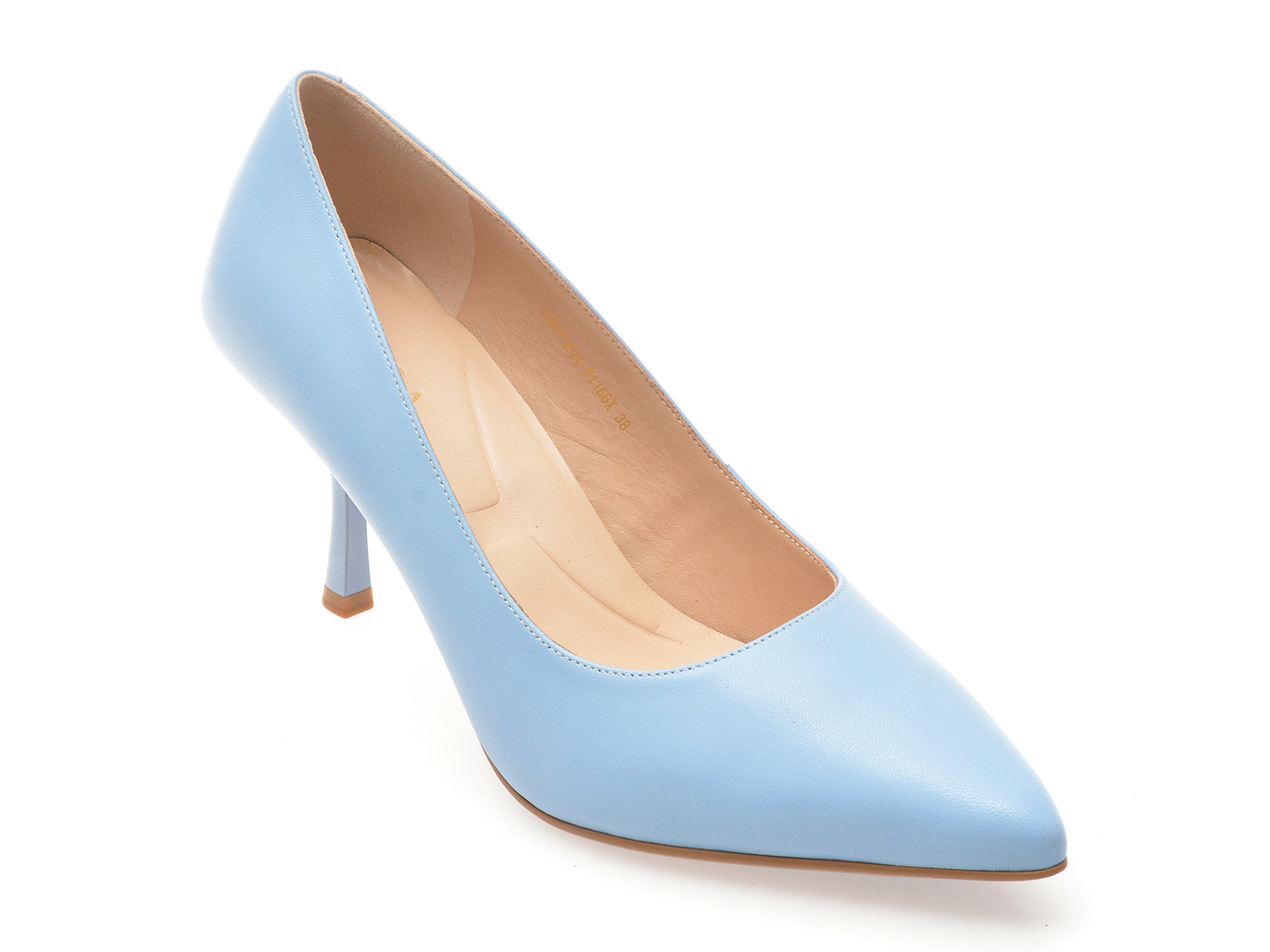 Pantofi Eleganti Epica din Piele Albastra