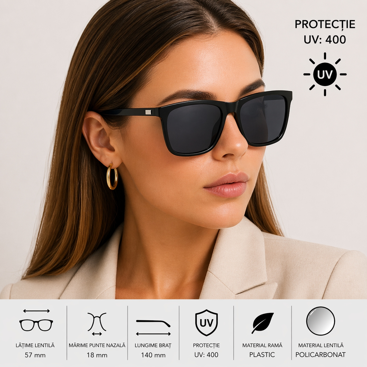 Picadili SG060 - Ochelari soare cu protecție UV400 - imagine 3