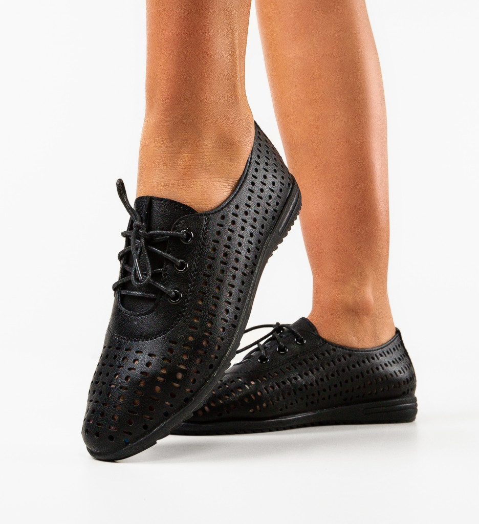 Pantofi Casual Dama Conwa Negri | Stil & Confort - imagine 3