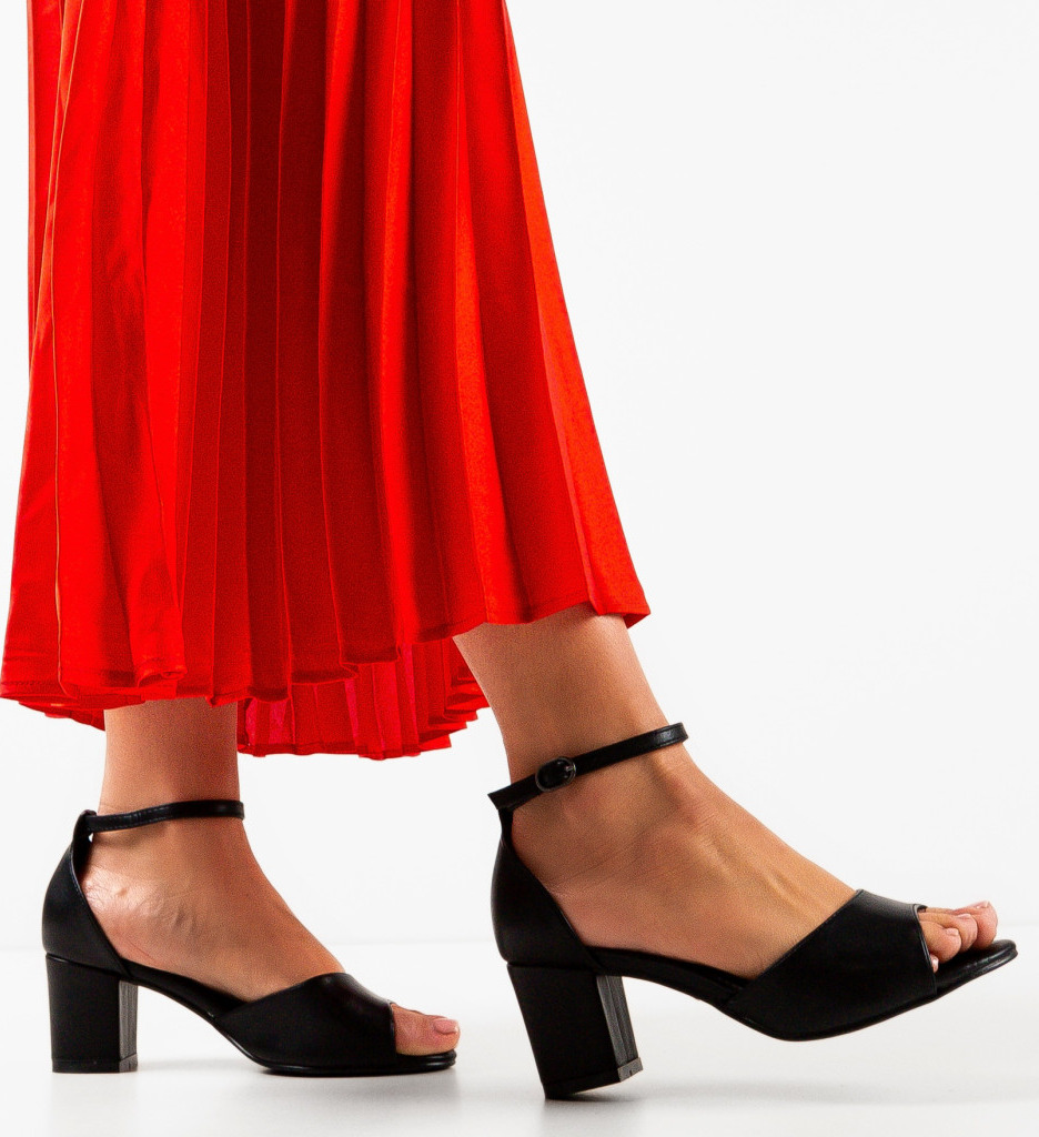 Sandale Bride Negre 2 - Eleganță și Stil - imagine 2