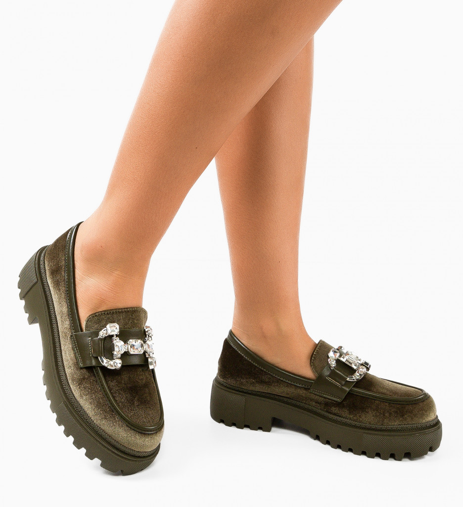 Pantofi Casual Adkins Verzi - Confort și Stil - imagine 2