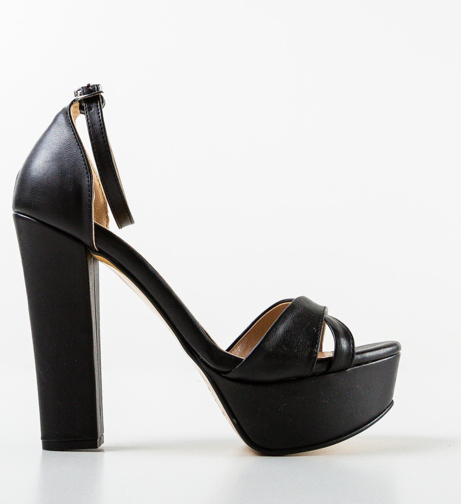 Sandale Barby Negre 2 - Eleganță și Confort - imagine 4