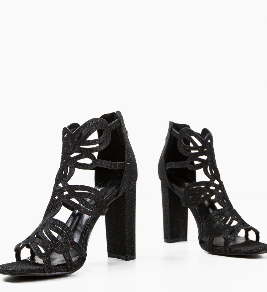 Sandale cu toc Meritxell Negre - Eleganță maximă - imagine 5