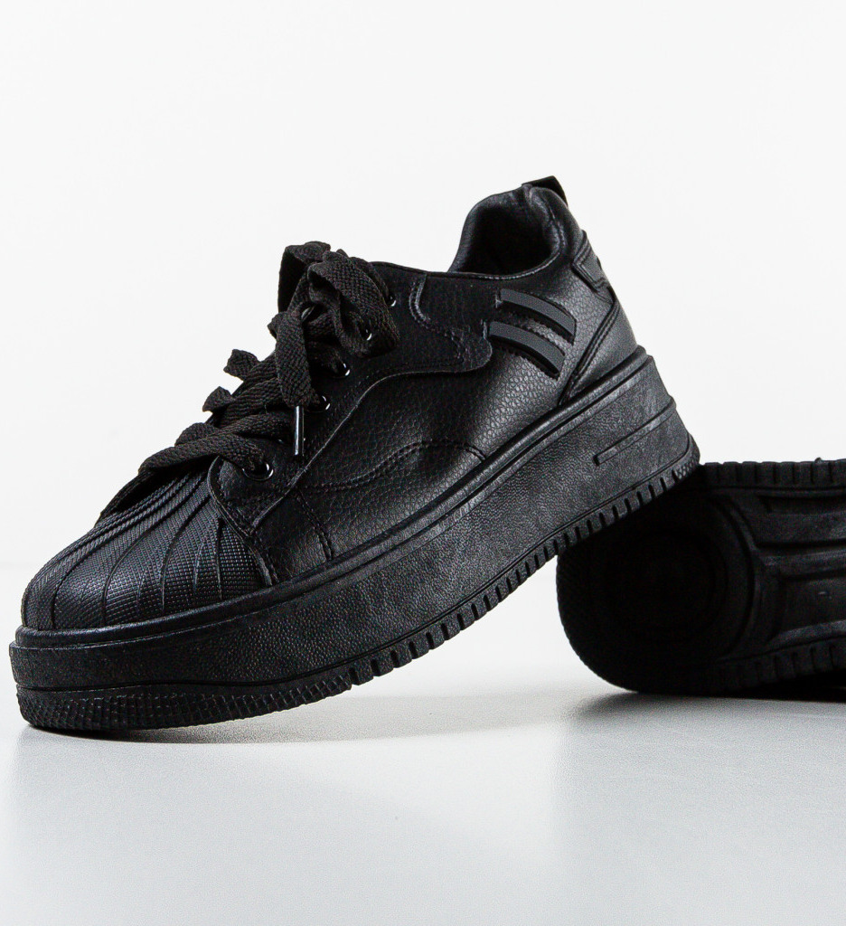 Sneakers Dama Ytara Negri - Confort și Stil - imagine 7