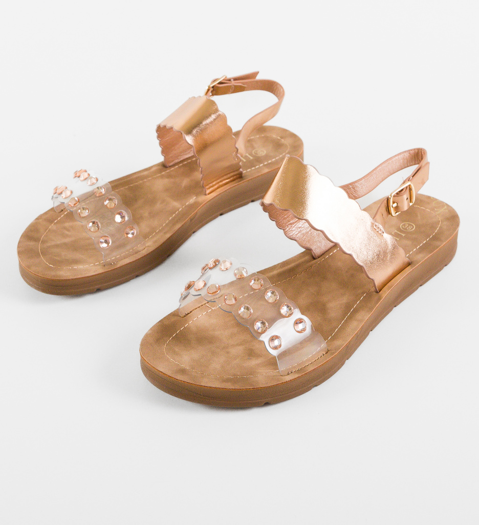 Sandale Leilani Aurii 2 | Eleganță și Confort - imagine 5