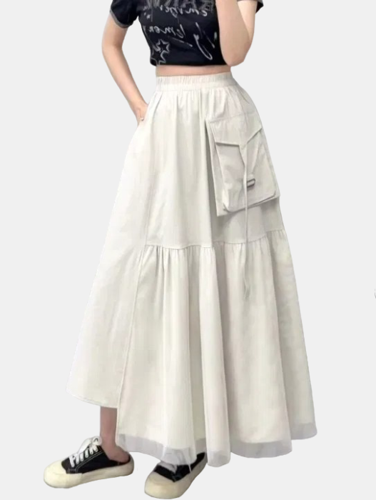 Fusta Lungă Tulle Shopika | Eleganță & Confort