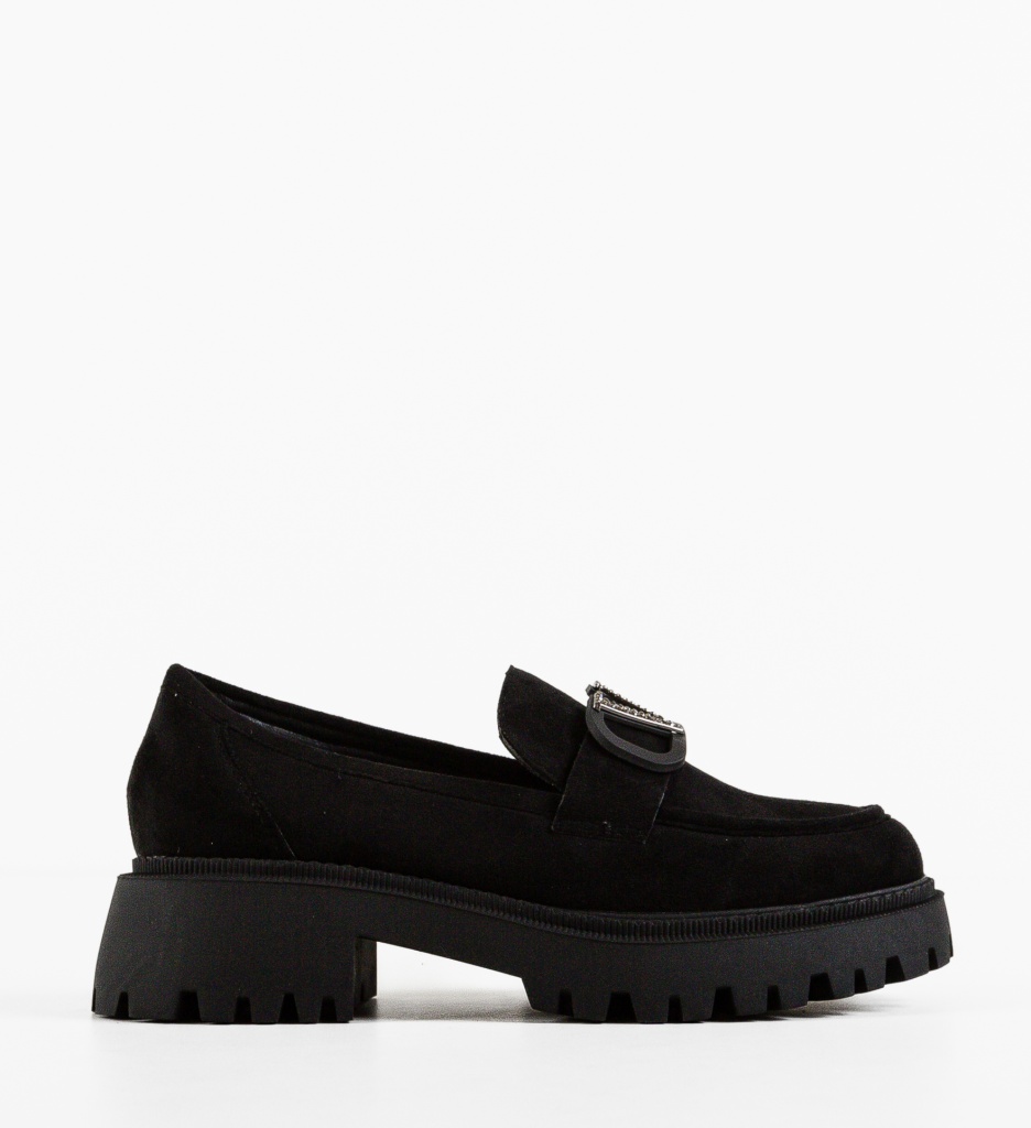 Pantofi Casual Dama Ejiro Negri | Confort & Stil - imagine 4