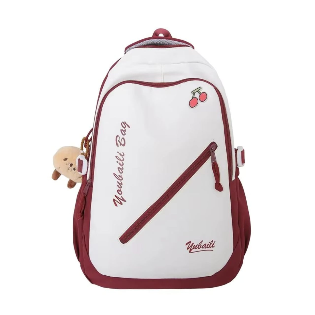 Rucsac Picadili GT3689 Impermeabil Alb/Roșu