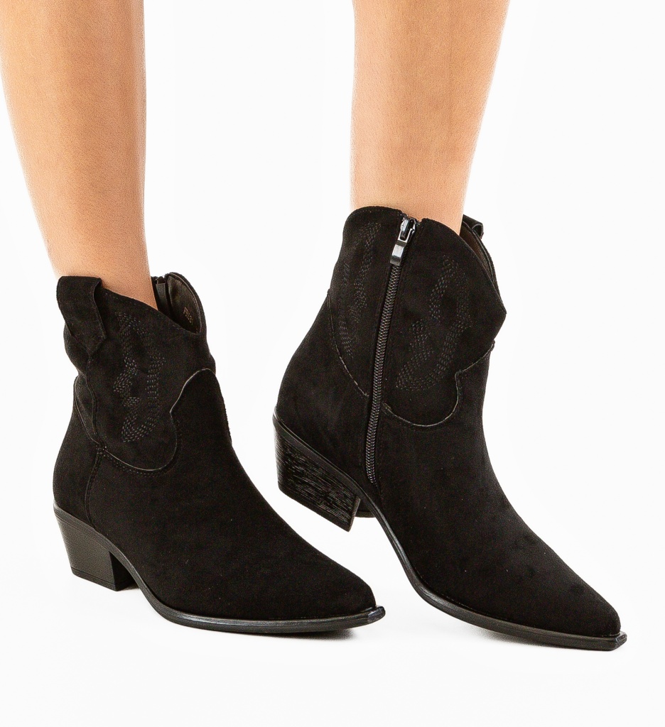 Botine Dama Kaoru Negre | Stil și Confort - imagine 2