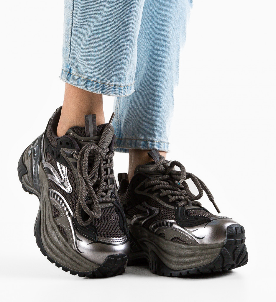 Sneakers Dama Winoie Gri - Confort și Stil