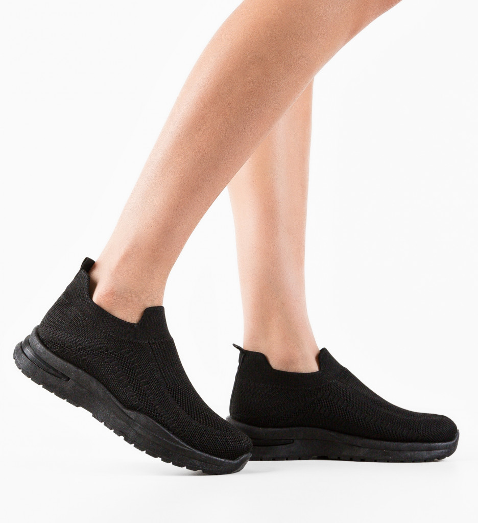 Sneakers Dama Coven Negri - Stil și Confort Sport - imagine 3