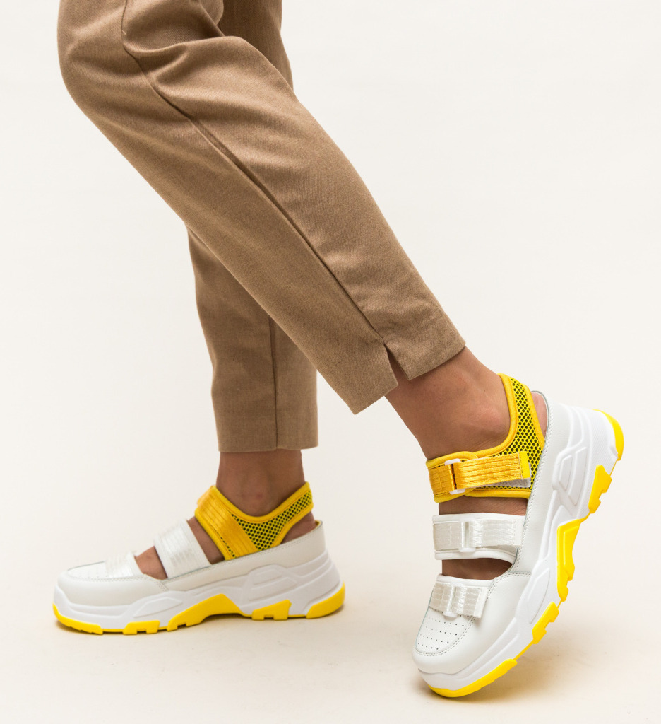 Pantofi Sport Galbeni Paloma - Confort și Design - imagine 3