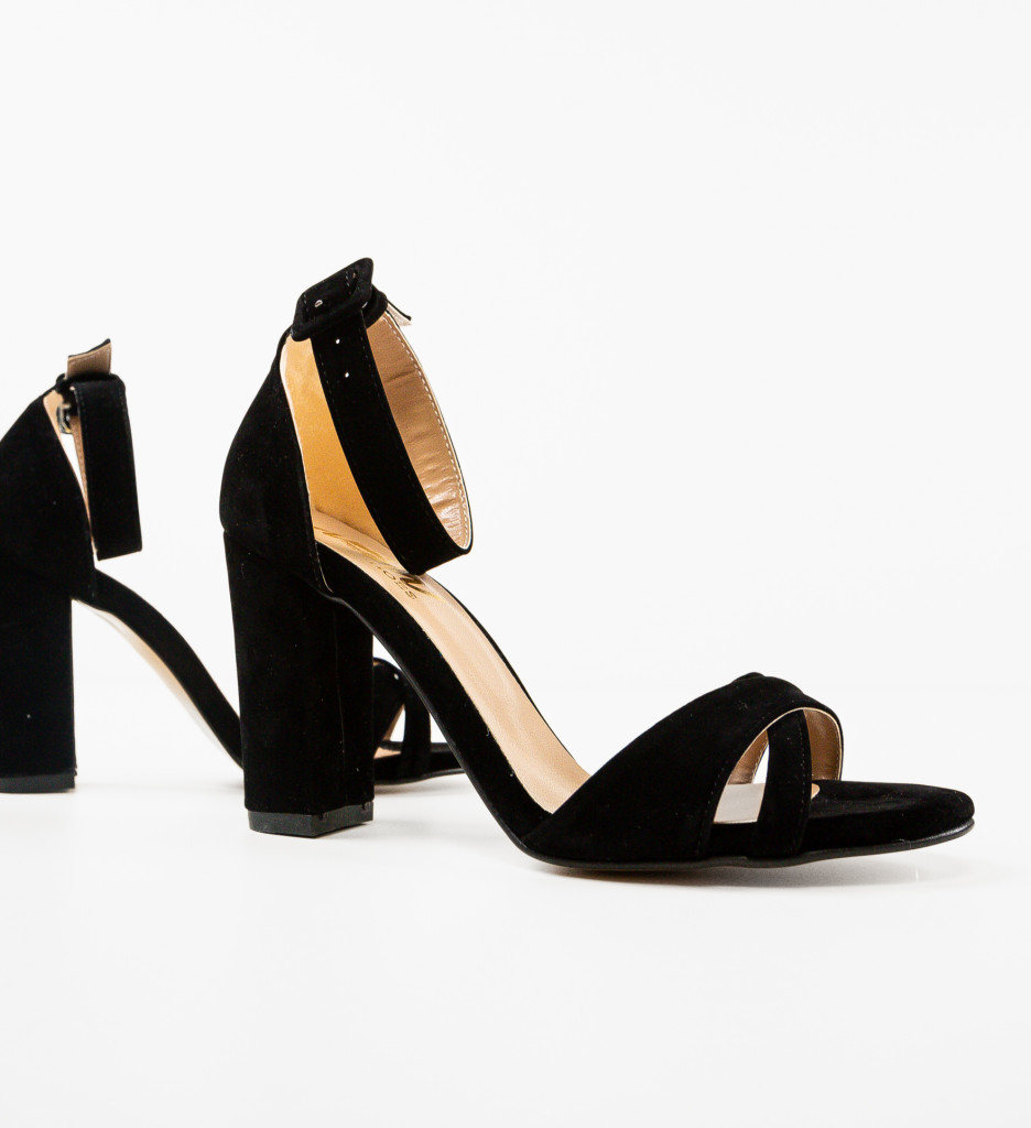 Sandale cu Toc Oligno Negre - Eleganță și Stil - imagine 6