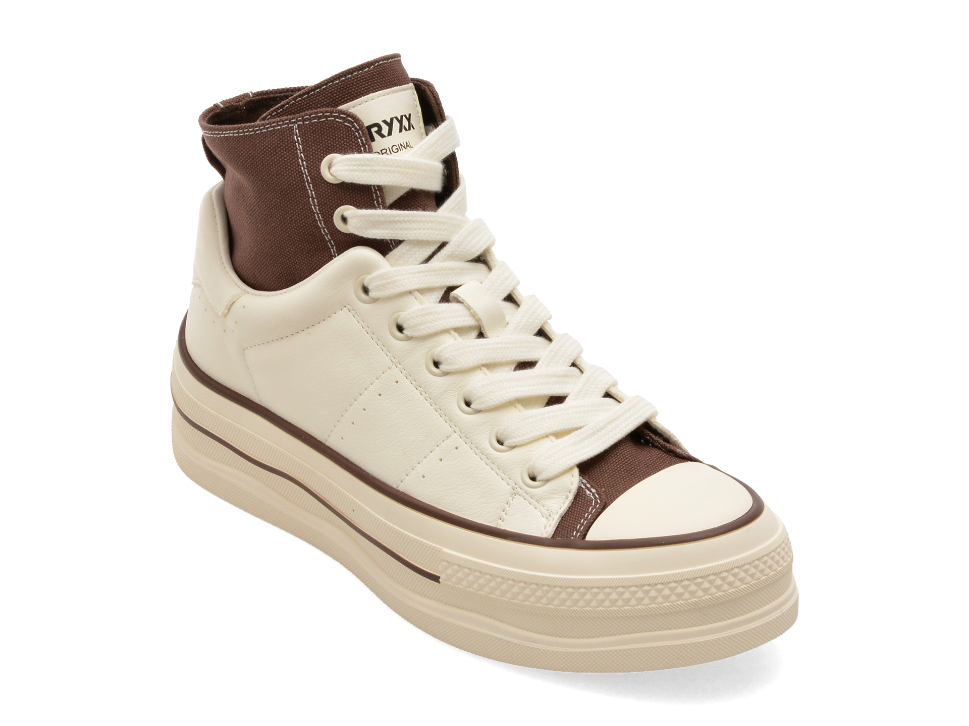 Ghete Sport GRYXX 5719 Albe Piele Naturală