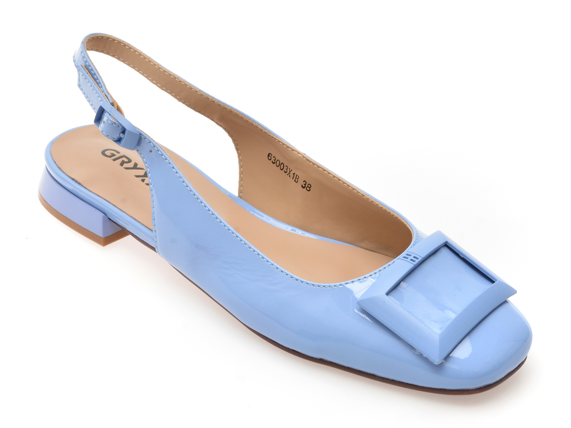 Pantofi GRYXX Albaștri - Eleganță Piele Lacuită