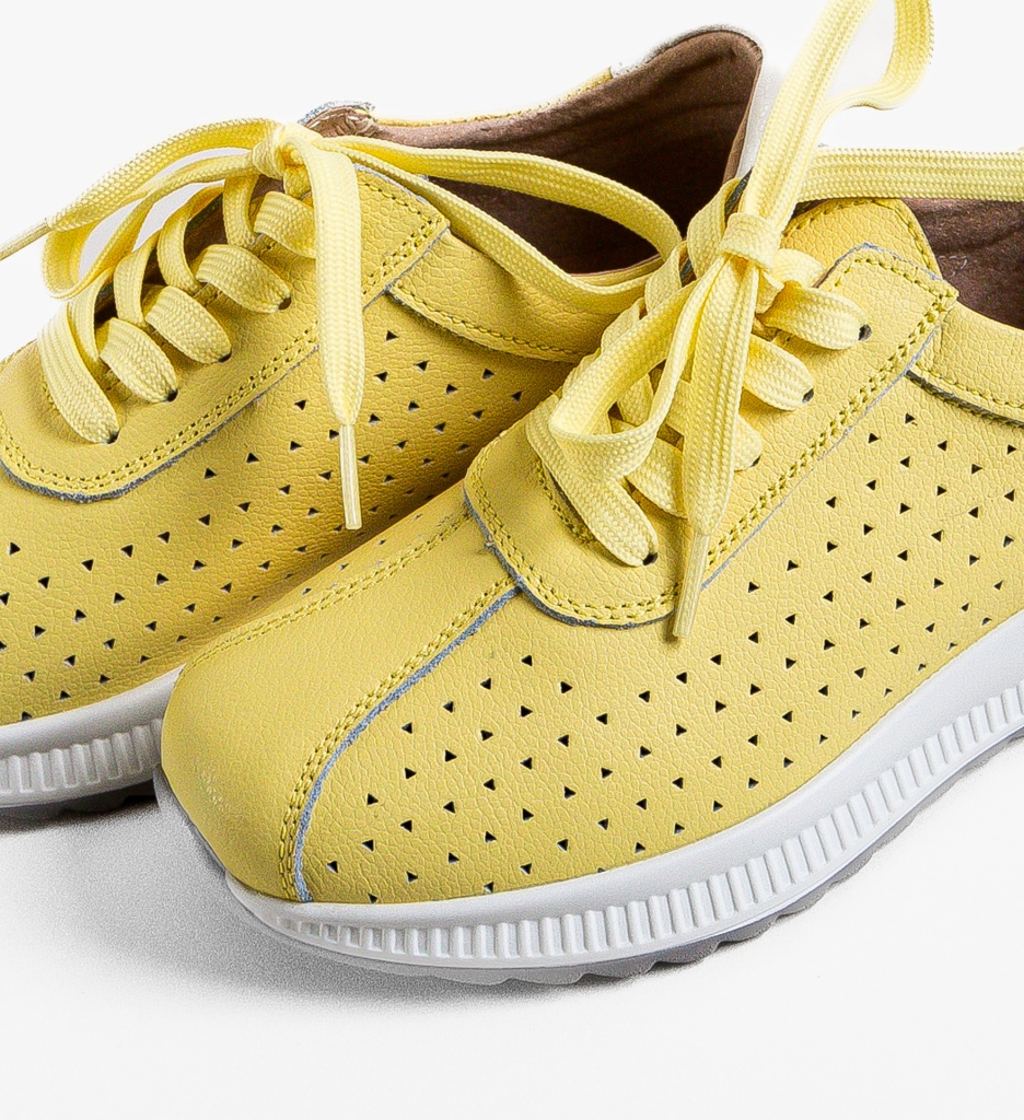 Pantofi Casual Kari Galbeni - Confort și Stil - imagine 6