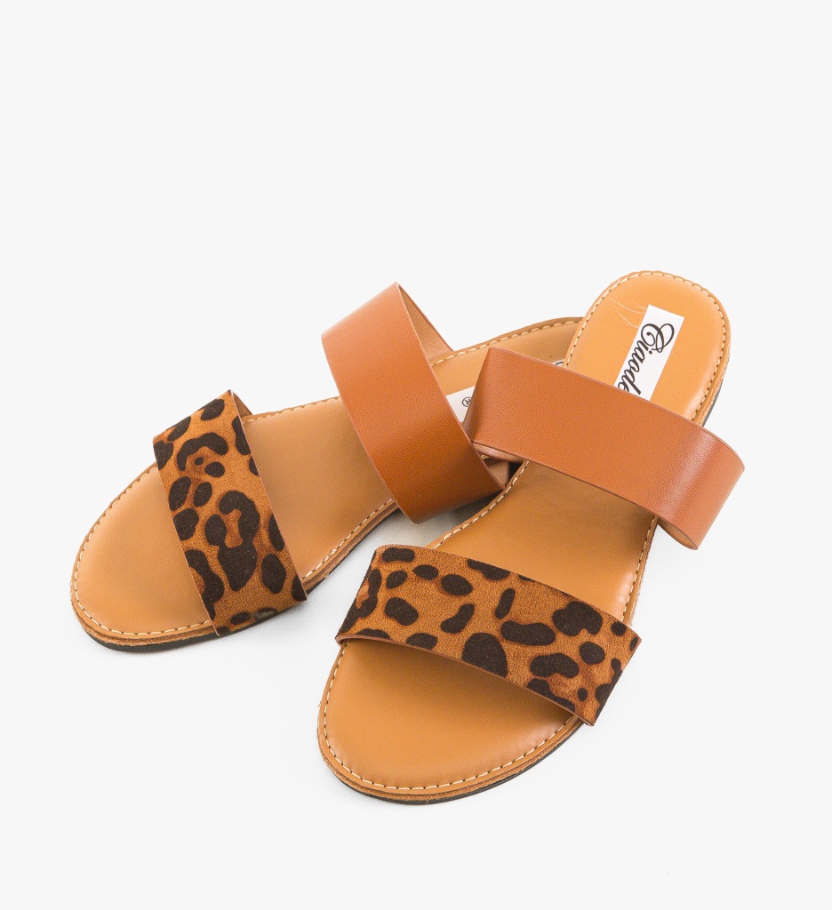 Papuci Dama Leena Animal Print - Confort și Stil - imagine 5
