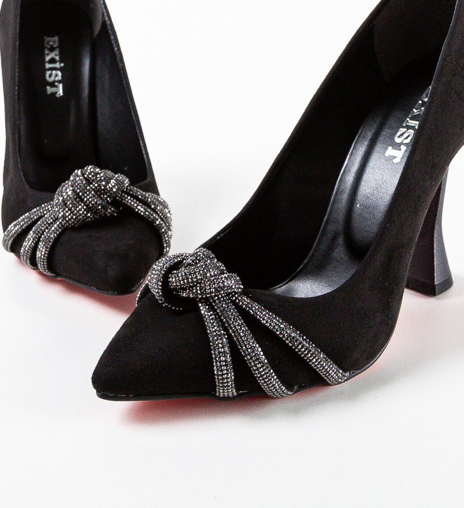 Pantofi Dama Gles Negri | Eleganți și Moderni - imagine 6