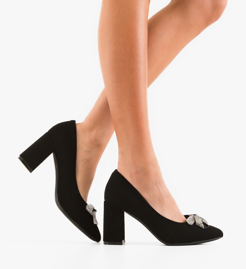 Pantofi Yesee Negri - Eleganță și Stil - imagine 2