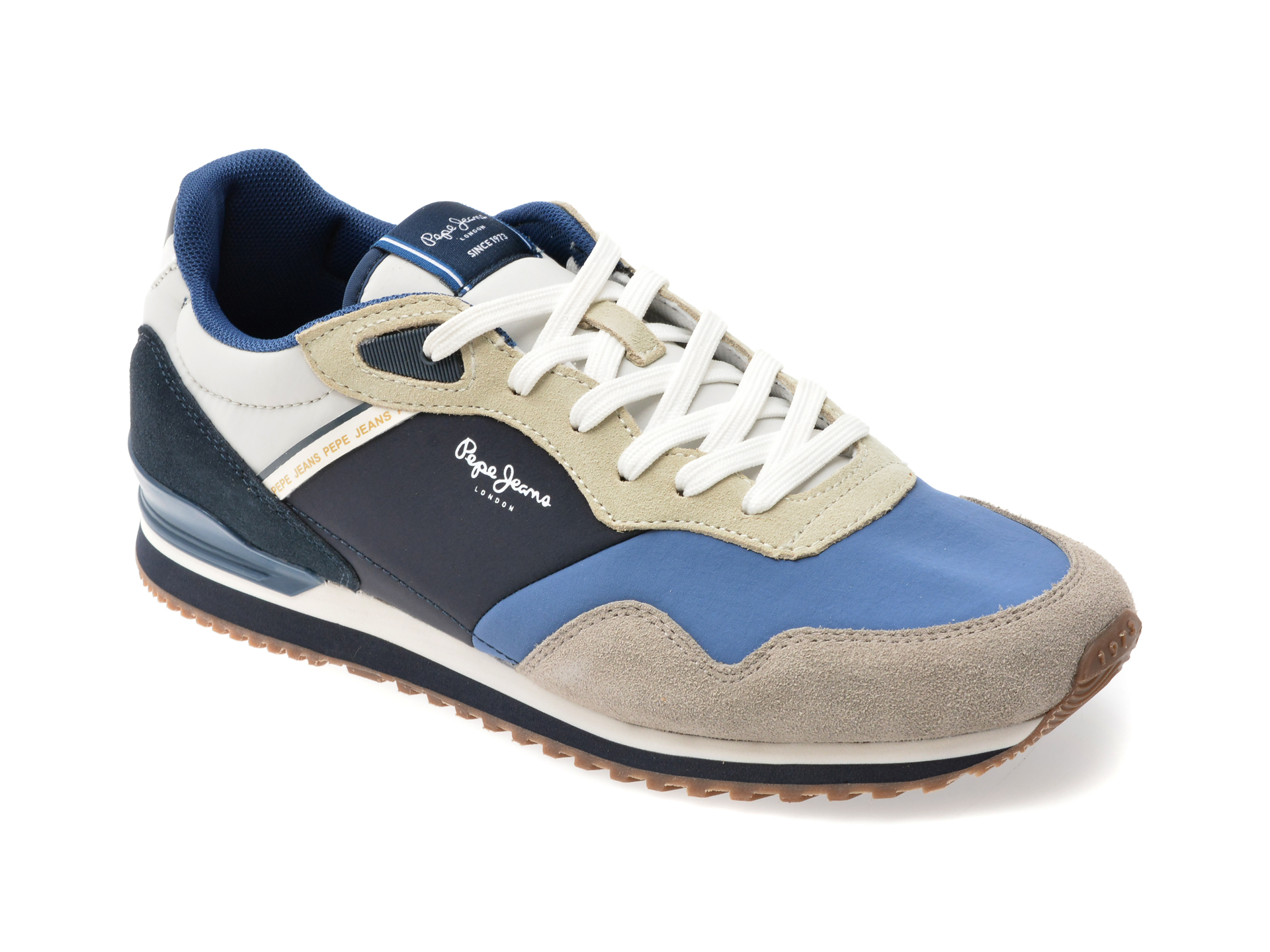 PEPE JEANS London Link - Pantofi sport gri eleganți