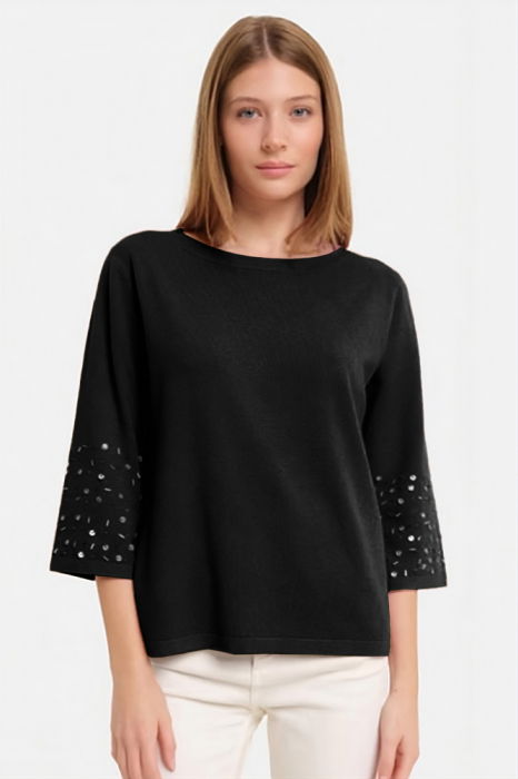 Pulover Elegant cu Paiete | Shopika