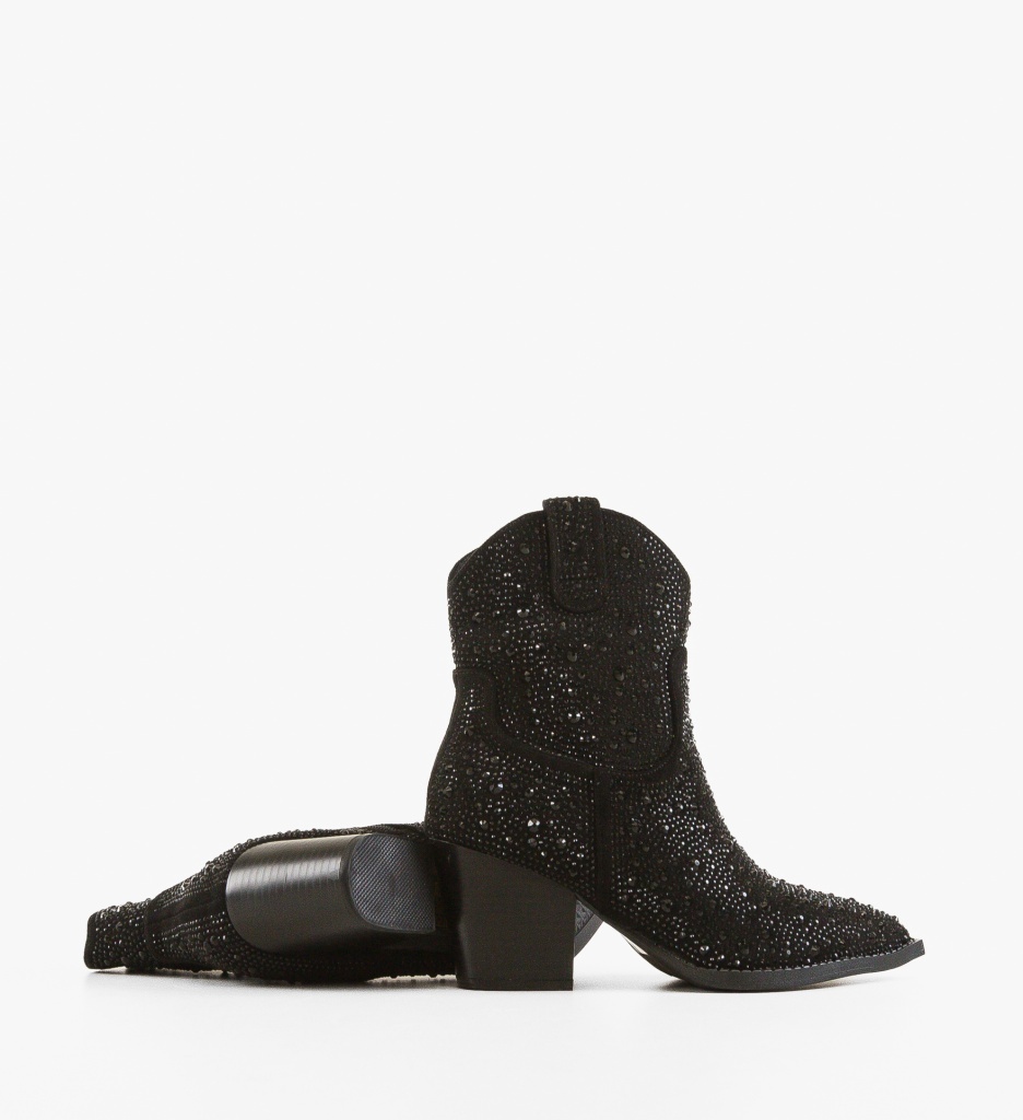 Botine Dama Philis Negre - Eleganță și Stil - imagine 3