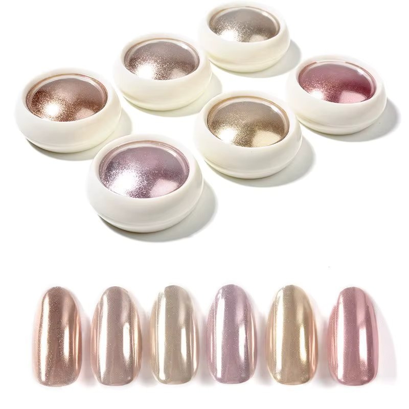 Set 6 Pigmenti Unghii Mirror Marquise