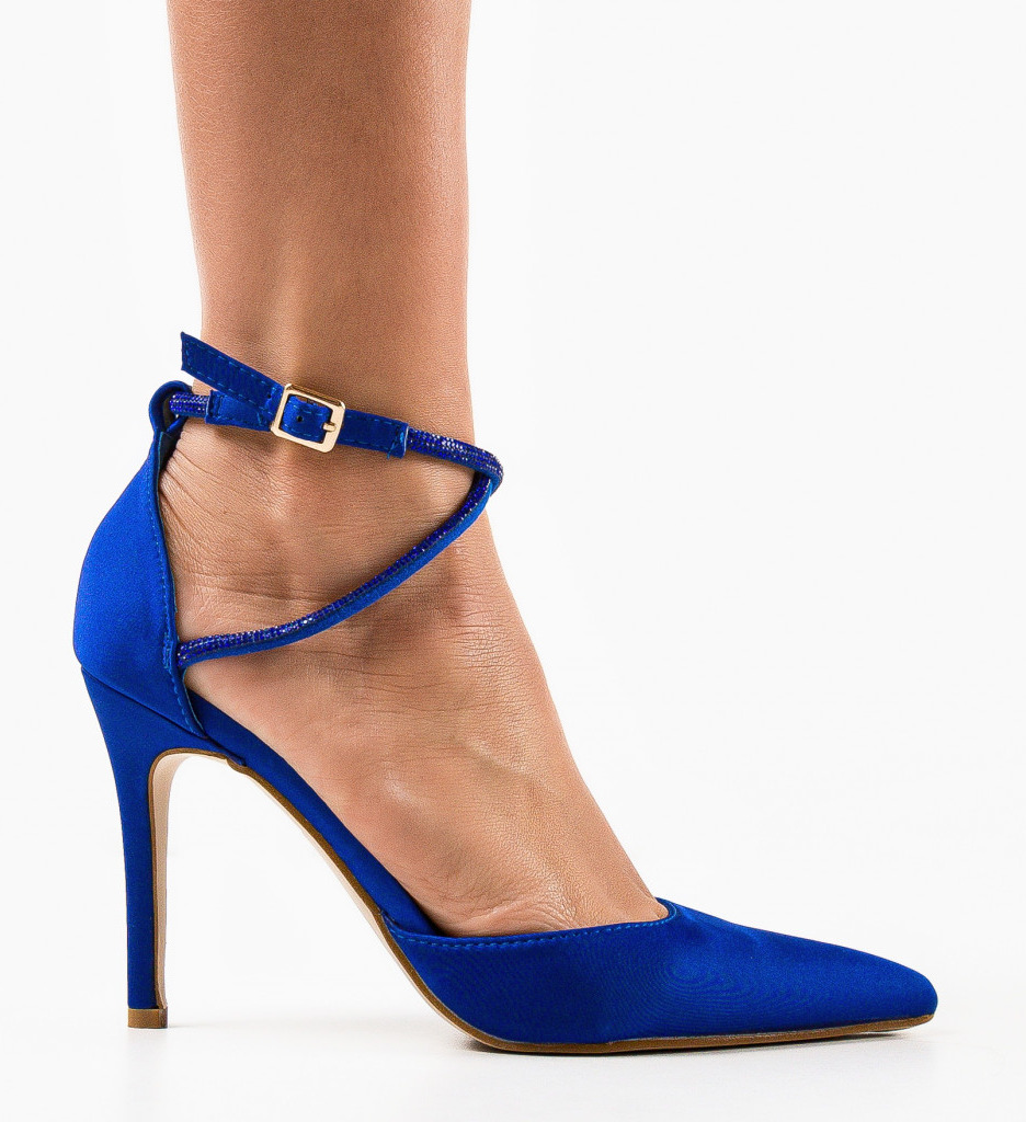 Pantofi cu toc Lakaz Albastri - Eleganță maximă - imagine 3